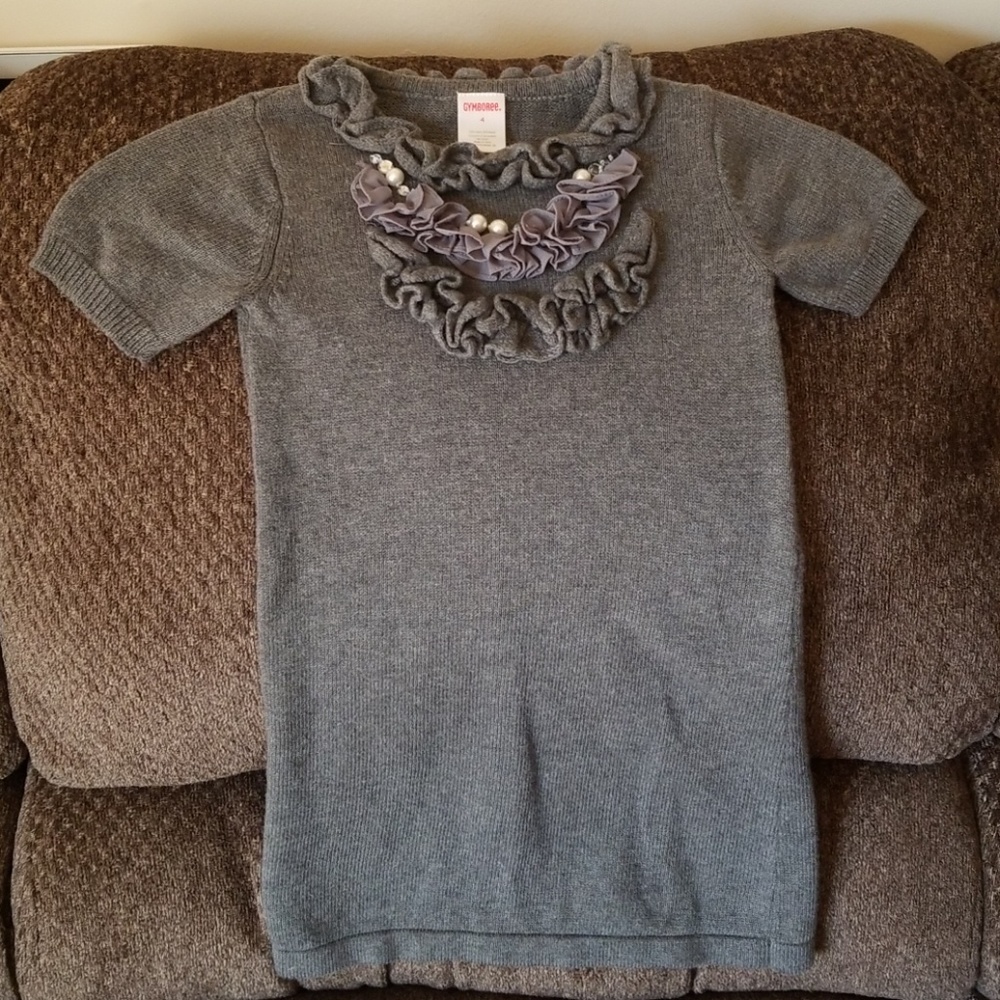 Toddler Girl Grey Gymboree Sweater dress